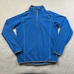 Bergans of Norway Mens Ombo Half Zip Fleece Pullover Small Blue Midlayer Hiking